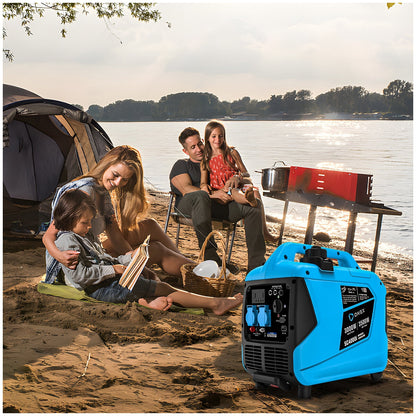 Onex SC4000i Inverter Generator 3500W Pure Sine Cyan Portable