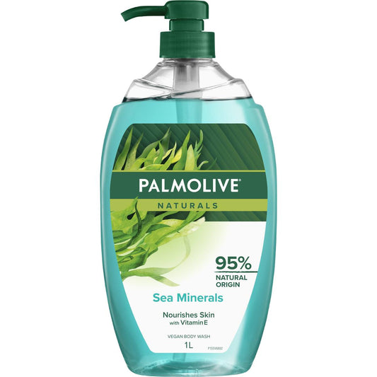 Palmolive Body Wash Shower Gel Naturals Sea Minerals 1l