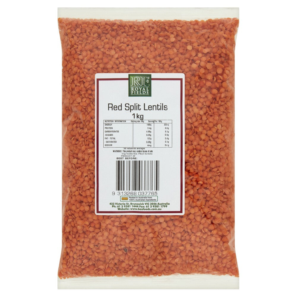 Royal Fields Lentils Red Split - 1kg