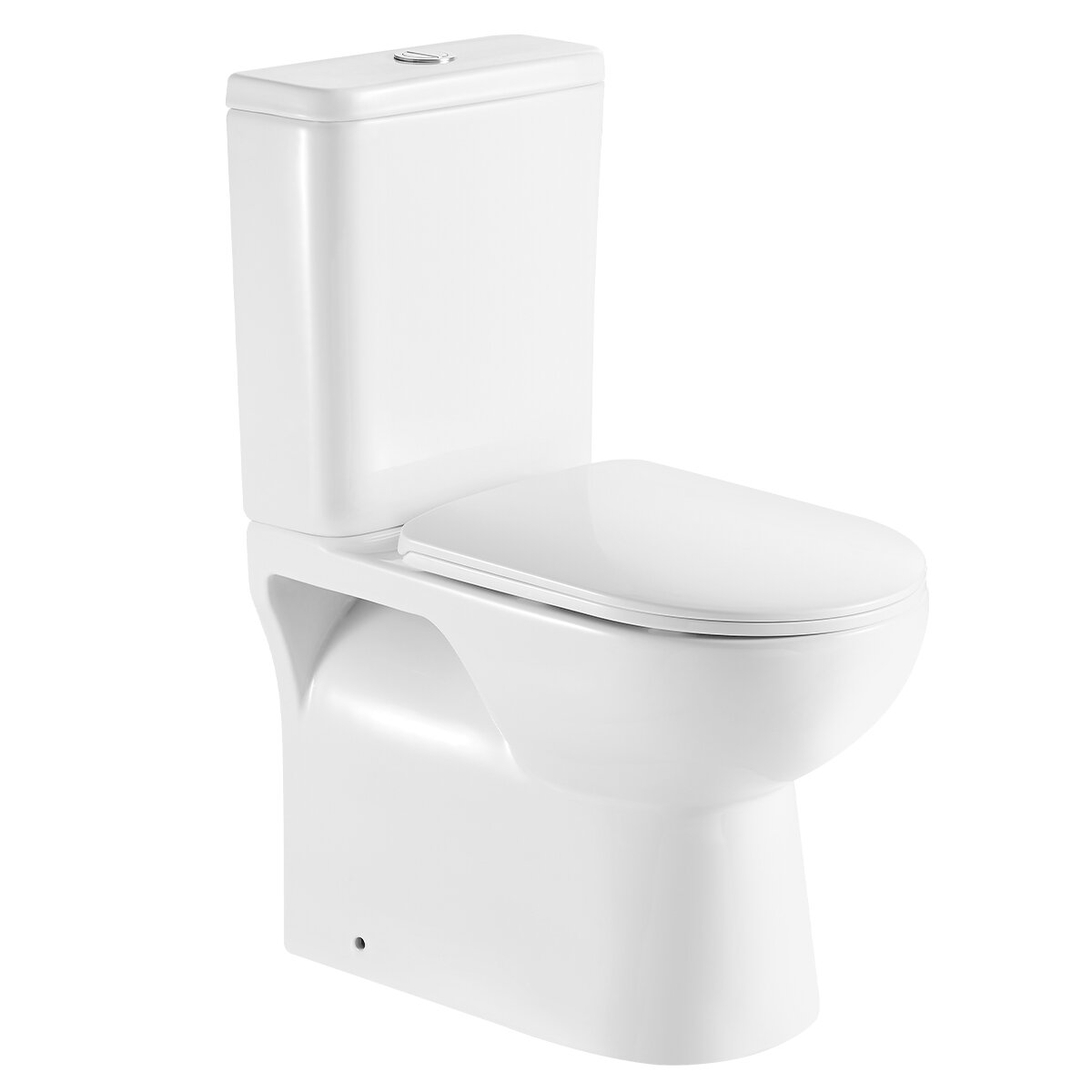 Mercio Smartspace Rimless Back-To-Wall Toilet Suite MPS-T2 Gloss White