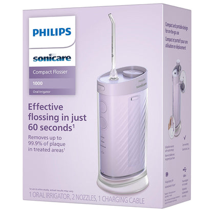 Philips Sonicare Compact Flosser 1000 HX3333/24 Purple Portable