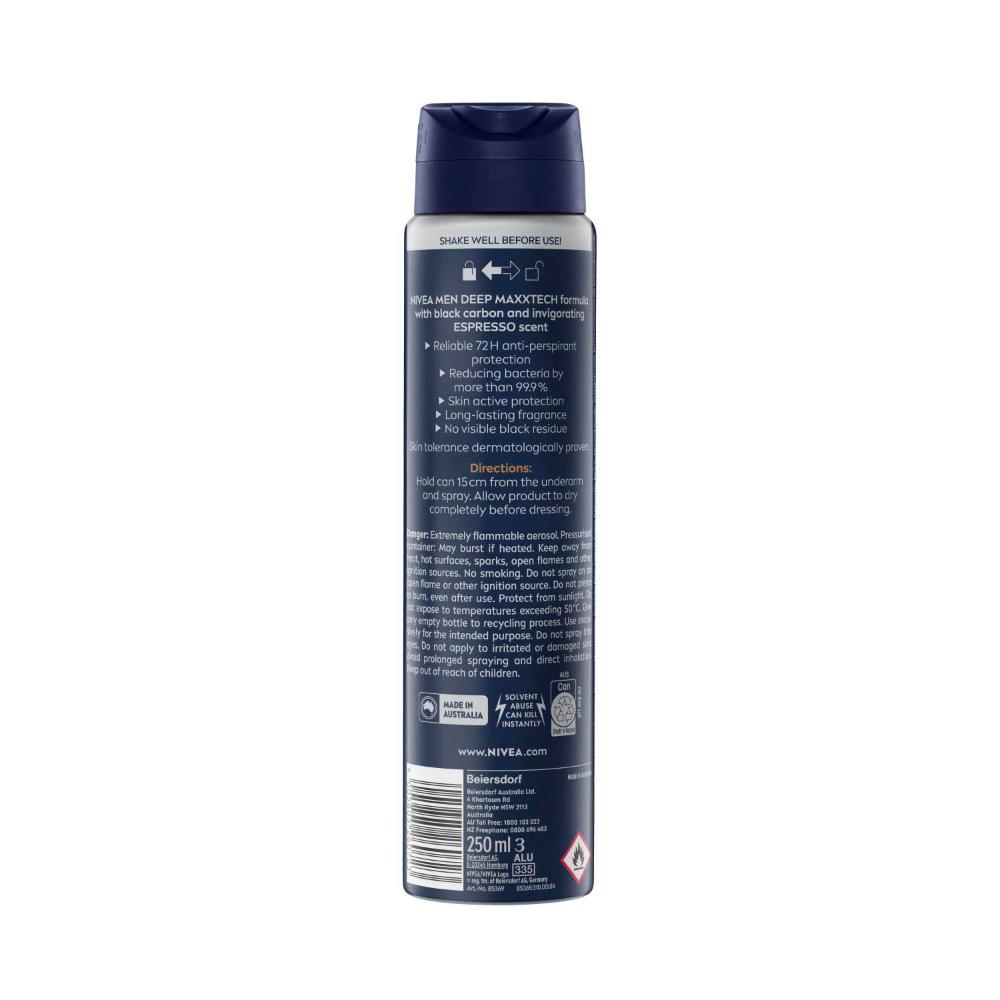 Nivea Deo Aero Men Deep Espresso - 250mL