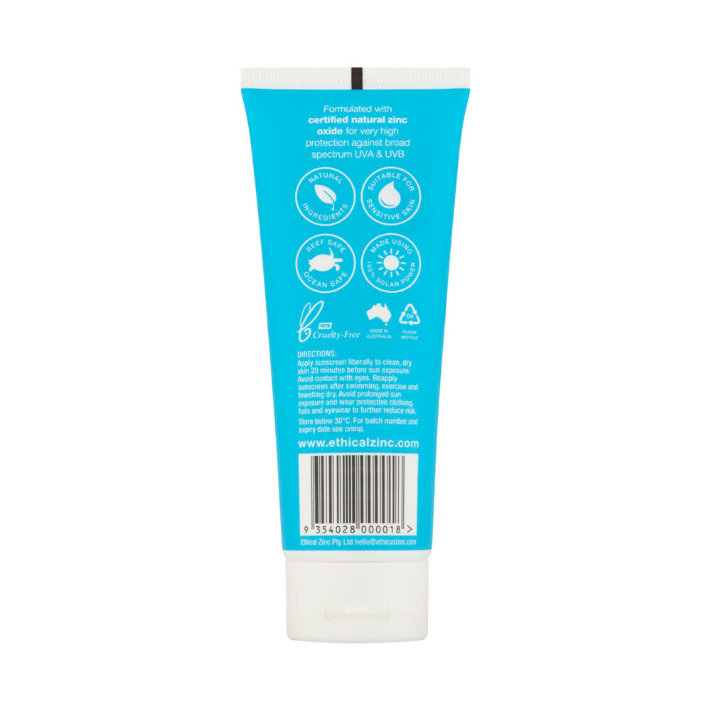 Ethical Zinc SPF 50+ Natural Clear Zinc Sunscreen | 100g