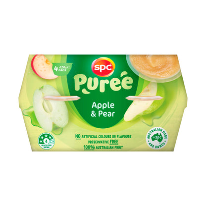 SPC Apple & Pear Puree - 4 pack