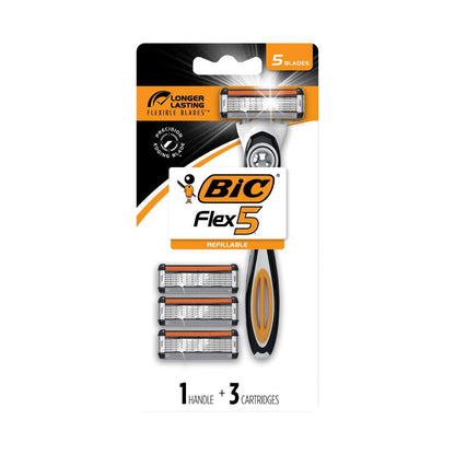 Bic Hybrid Flex 5 Razor - 3 pack