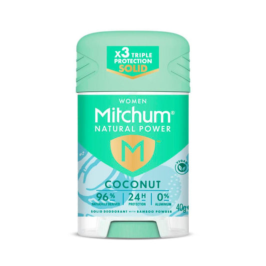 Mitchum Womens Natural Power Coconut - 40g