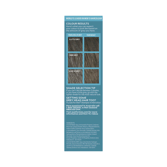 Just For Men Moustache & Beard Brush In Colour Gel Medium Brown - 1 pack