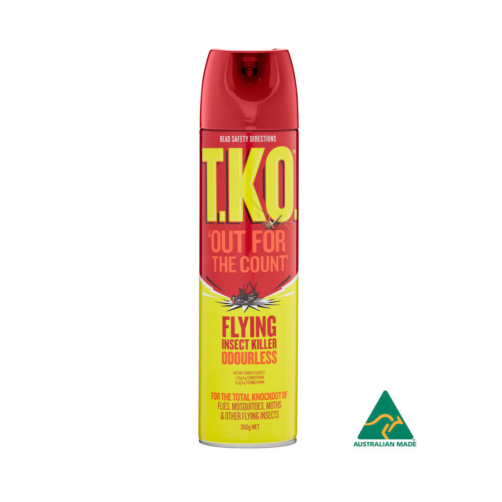TKO Out For The Count Flying Insect Killer Odourless - 350g