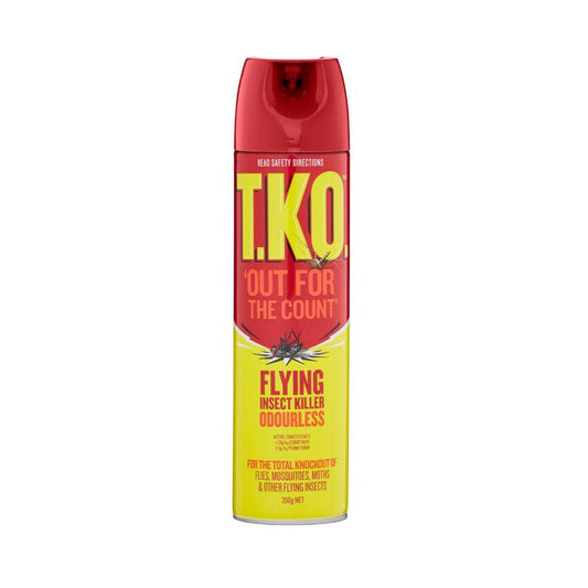 TKO Out For The Count Flying Insect Killer Odourless - 350g
