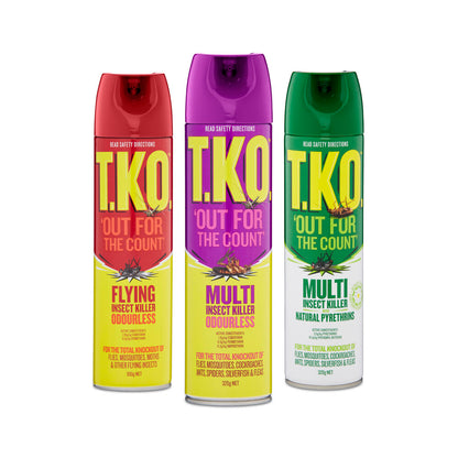 TKO Out For The Count Multipurpose Insect Killer Odourless - 320g