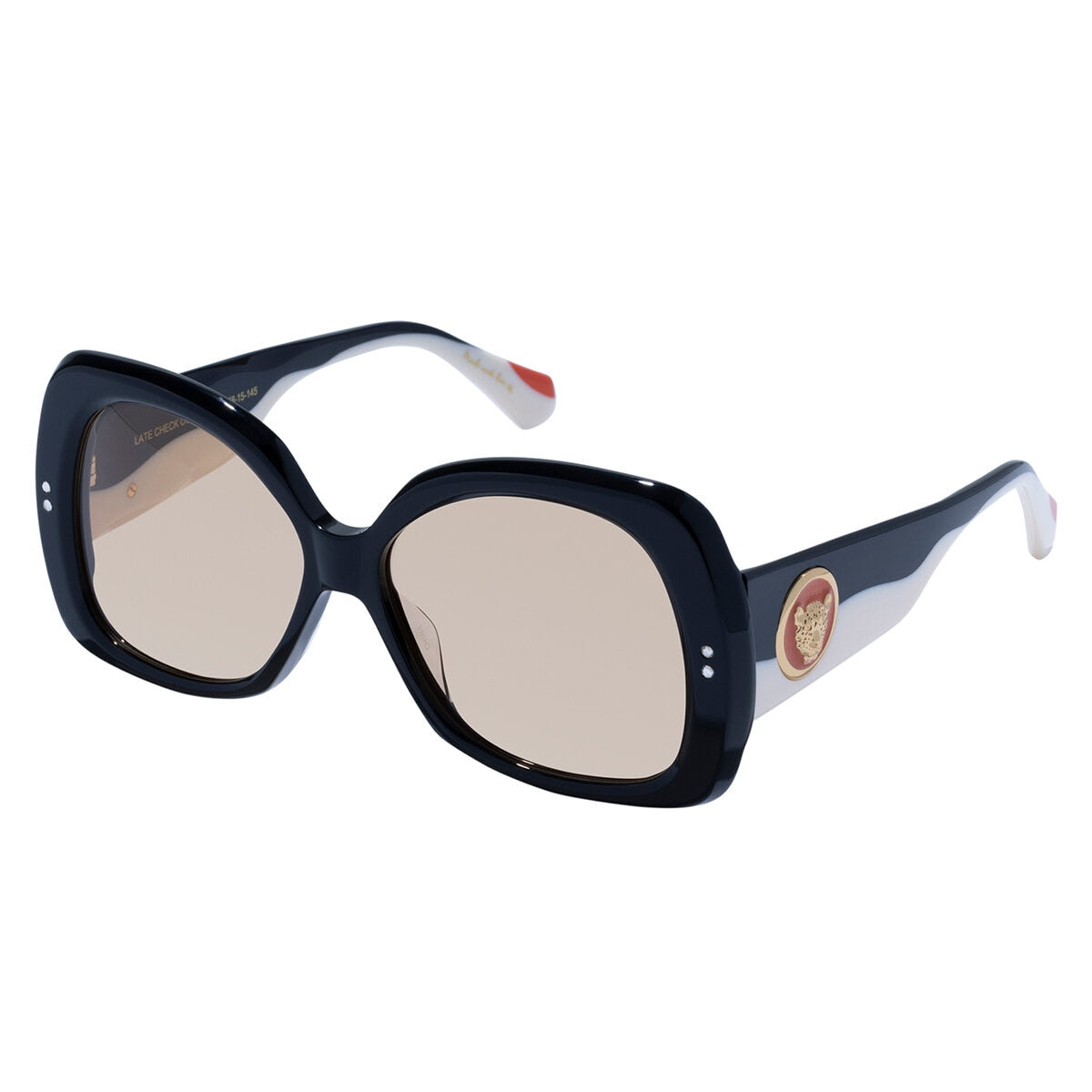 Camilla Women's Butterfly Sunglasses CAM2431006 Black/Ivory Amber