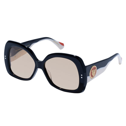 Camilla Women's Butterfly Sunglasses CAM2431006 Black/Ivory Amber