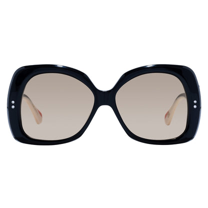 Camilla Women's Butterfly Sunglasses CAM2431006 Black/Ivory Amber