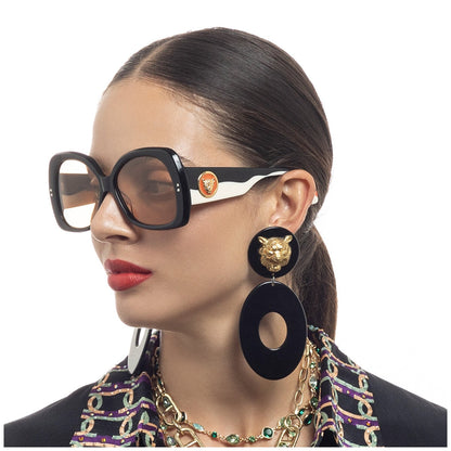 Camilla Women's Butterfly Sunglasses CAM2431006 Black/Ivory Amber