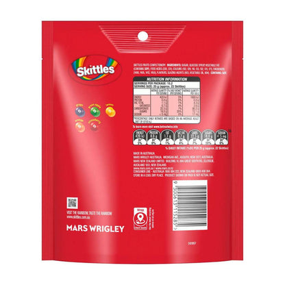 Skittles Fruits Chewy Lollies Party Share Bag - 380g