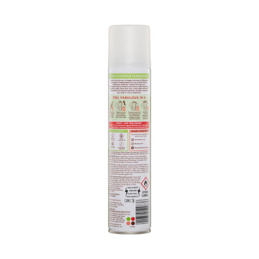 Batiste Bare Lightly Scented Dry Shampoo - 200mL