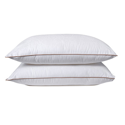 Lavance Antibacterial Pillow All-Season White/Copper Gold 2 Pack