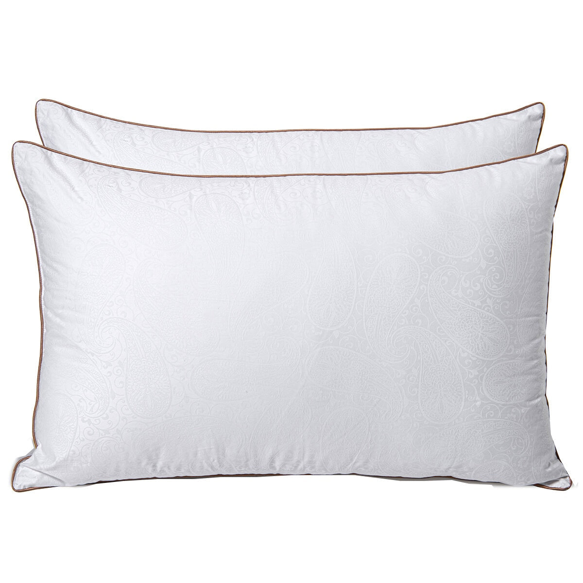 Lavance Antibacterial Pillow All-Season White/Copper Gold 2 Pack