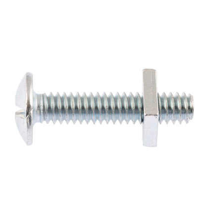 Zenith Mushroom Head Bolt - 1/4 x 30mm - 25 Pack