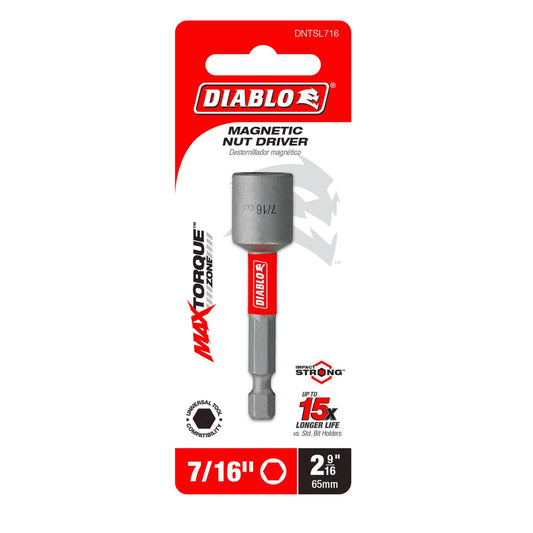 Diablo Magnetic Nutsetter 7/16 x 2"