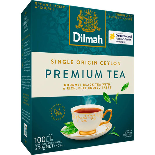 Dilmah Premium Quality Tea Bags 100 Pack