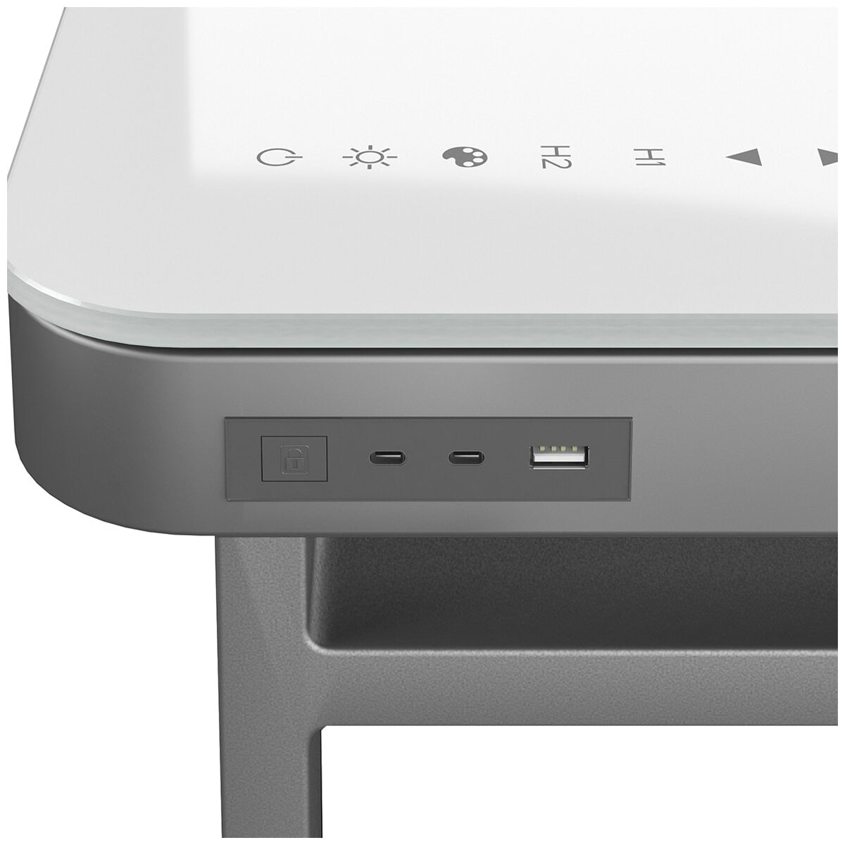 Tresanti Aurora Height-Adjustable Desk LED Lighting Grey ODP760-D978-AU