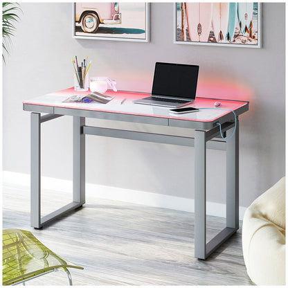 Tresanti Aurora Height-Adjustable Desk LED Lighting Grey ODP760-D978-AU