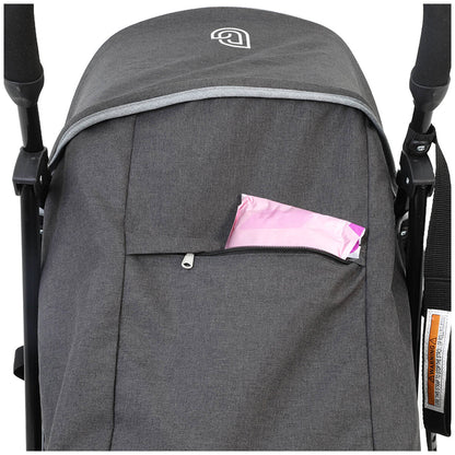 Betti Granny Stroller B-Granny-Blk Black Polyester Lightweight