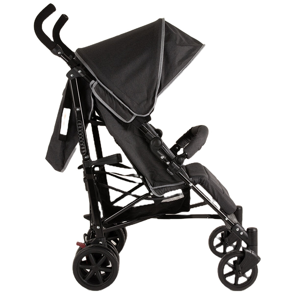 Betti Granny Stroller B-Granny-Blk Black Polyester Lightweight