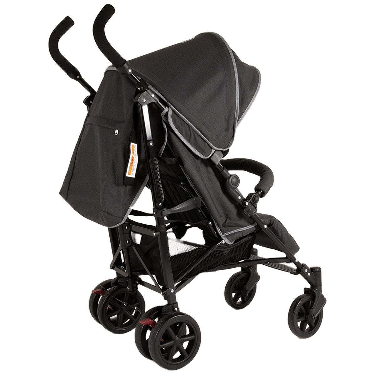 Betti Granny Stroller B-Granny-Blk Black Polyester Lightweight