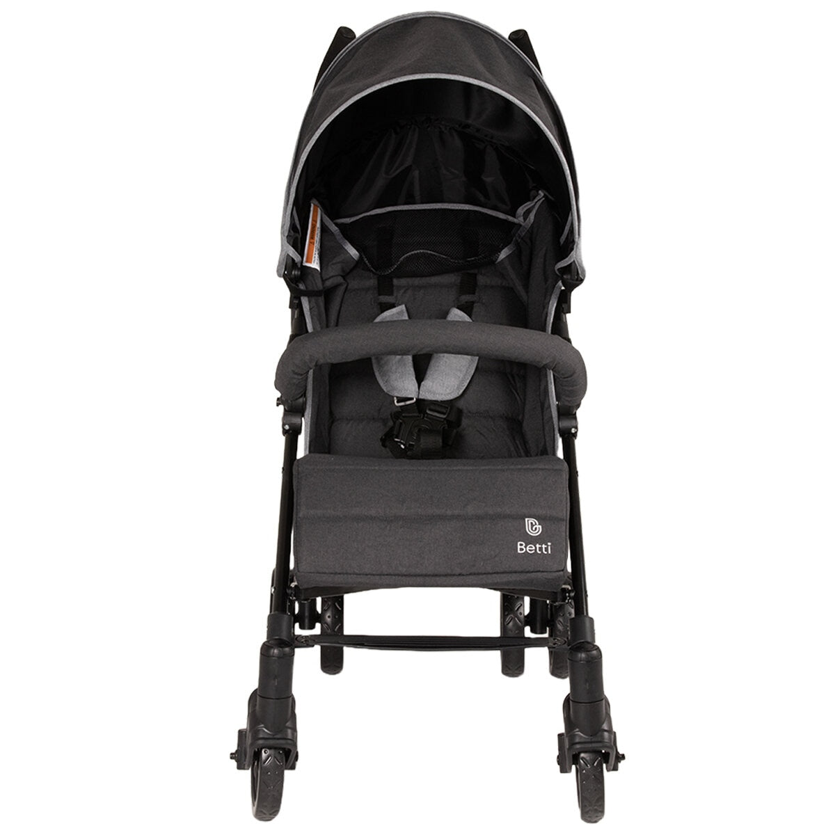 Betti Granny Stroller B-Granny-Blk Black Polyester Lightweight