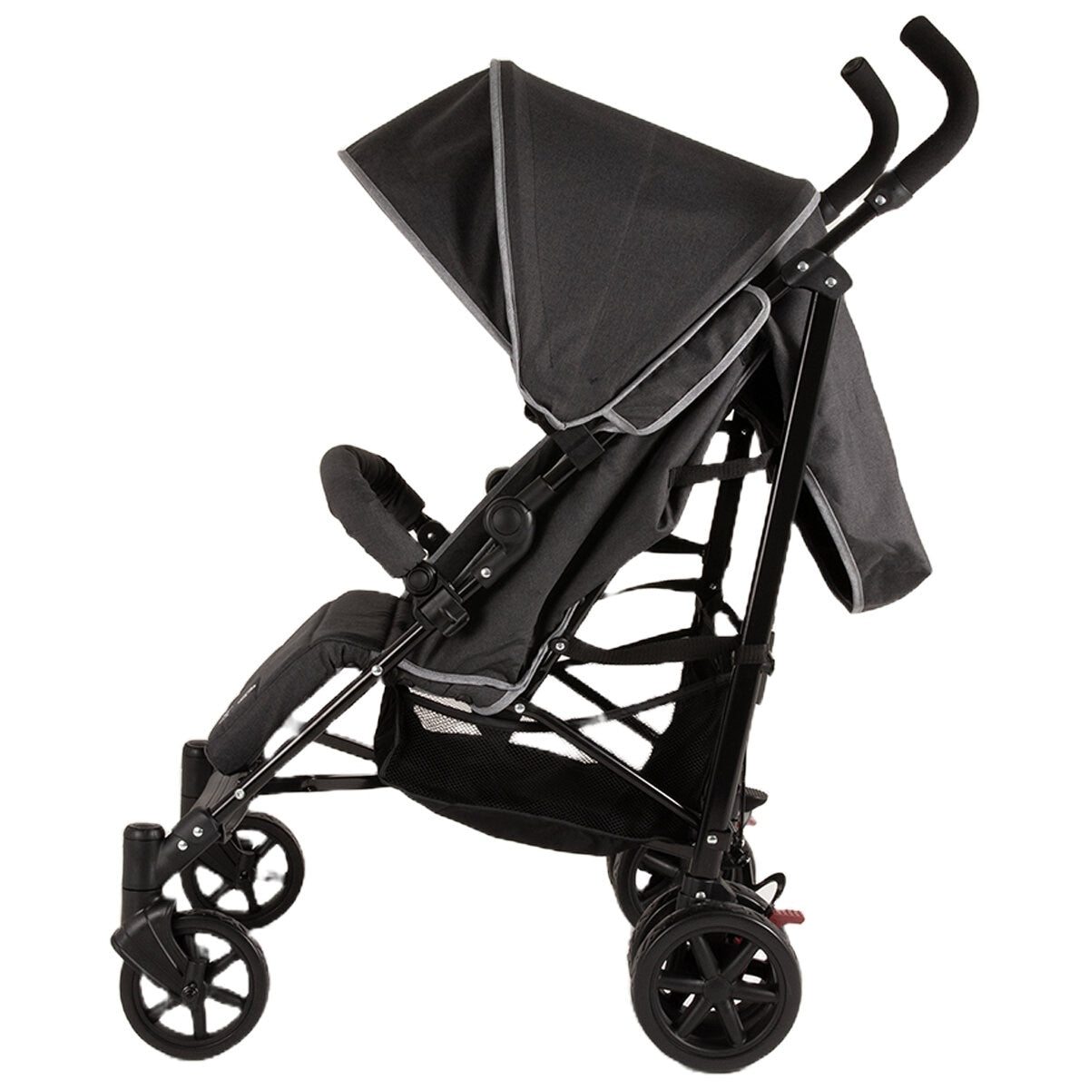 Betti Granny Stroller B-Granny-Blk Black Polyester Lightweight