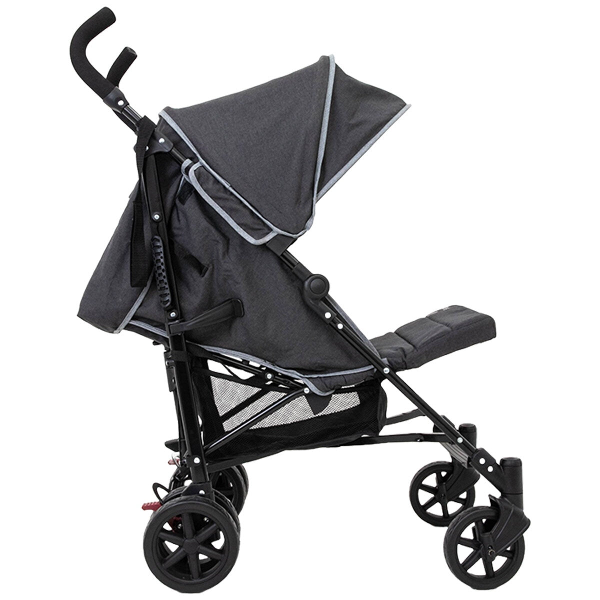 Betti Granny Stroller B-Granny-Blk Black Polyester Lightweight