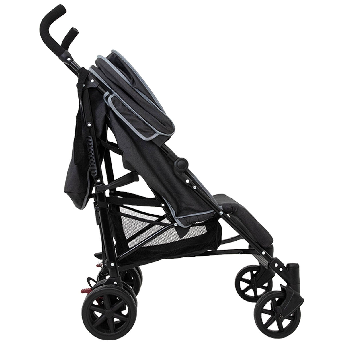 Betti Granny Stroller B-Granny-Blk Black Polyester Lightweight