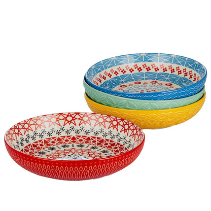 Signature Housewares Dinner Bowls 4 Piece Set Stoneware 1154mL