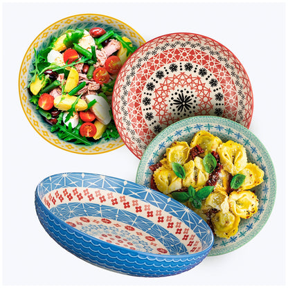 Signature Housewares Dinner Bowls 4 Piece Set Stoneware 1154mL