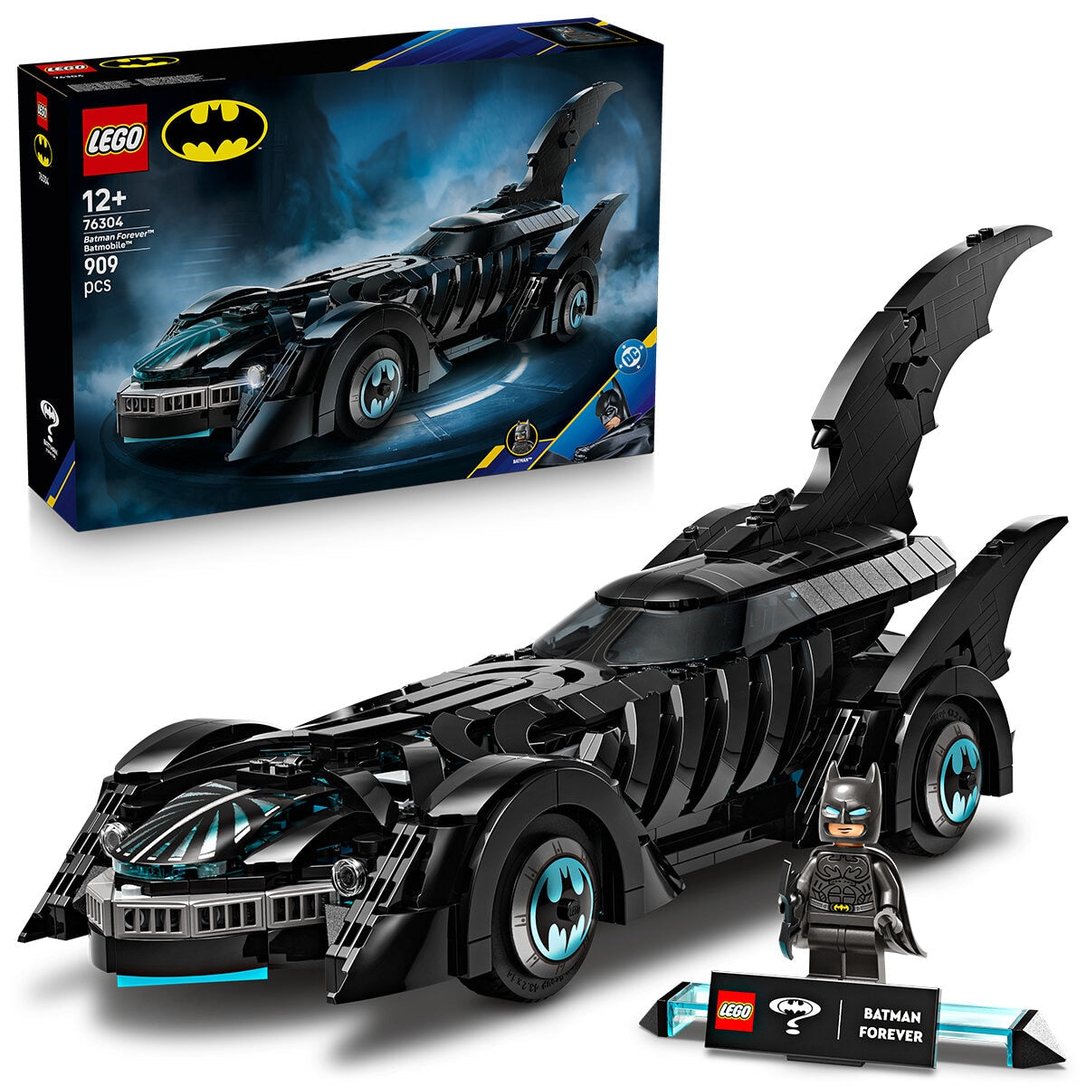 Lego DC Batman Forever Batmobile Collectible 909-Piece Set 76304