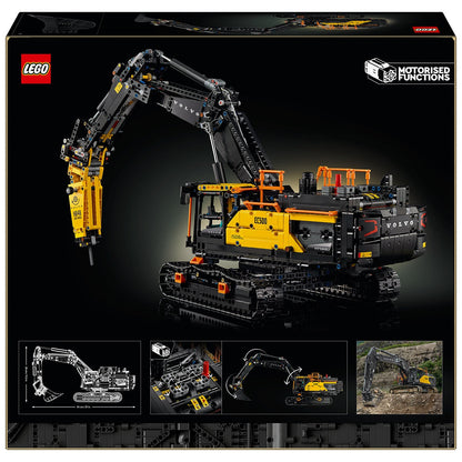 LEGO Technic Volvo EC500 Hybrid Excavator 42215 Motorised Set for Adults