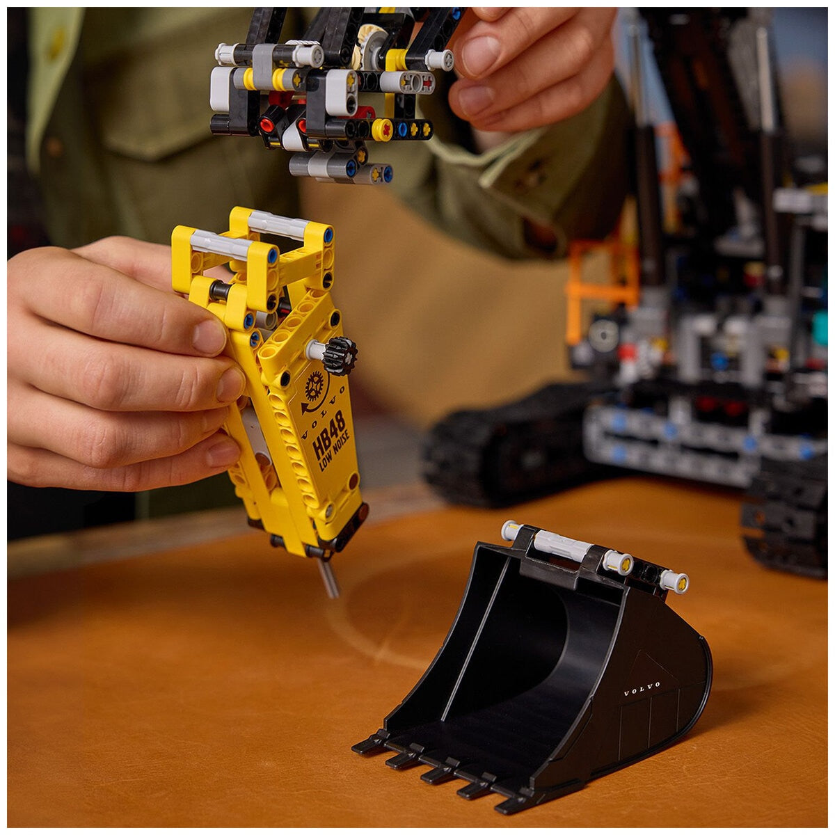 Lego Technic Volvo EC500 Hybrid Excavator Motorised Set for Adults 42215