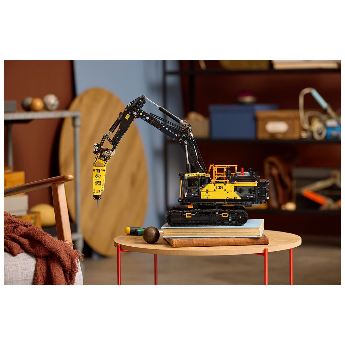 LEGO Technic Volvo EC500 Hybrid Excavator 42215 Motorised Set for Adults
