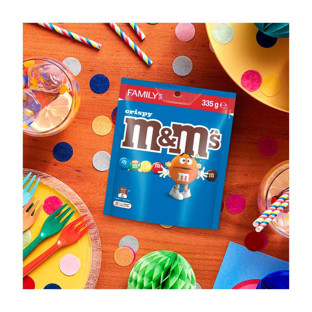 M&M'S Crispy Milk Chocolate Snack & Share Bag - 335g