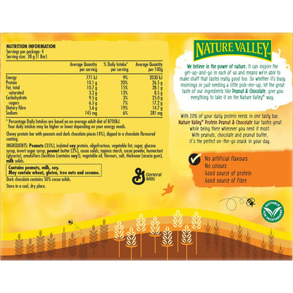 Nature Valley Peanut & Chocolate Protein Granola Bars 4 Pack