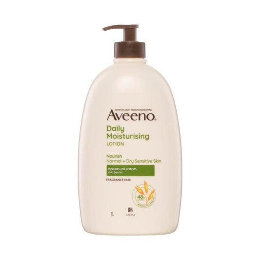 Aveeno Daily Moisturising Non-greasy Fragrance Free Body Lotion - 1L