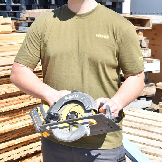 Dewalt Olive Typhoon Crew Neck Shirt - XL