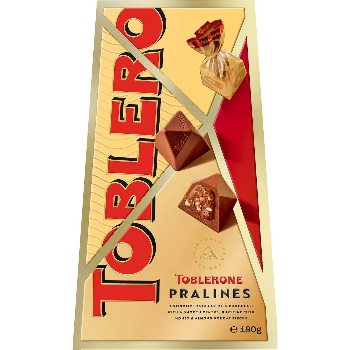 Toblerone Pralines Milk Chocolate Gift Box 180g