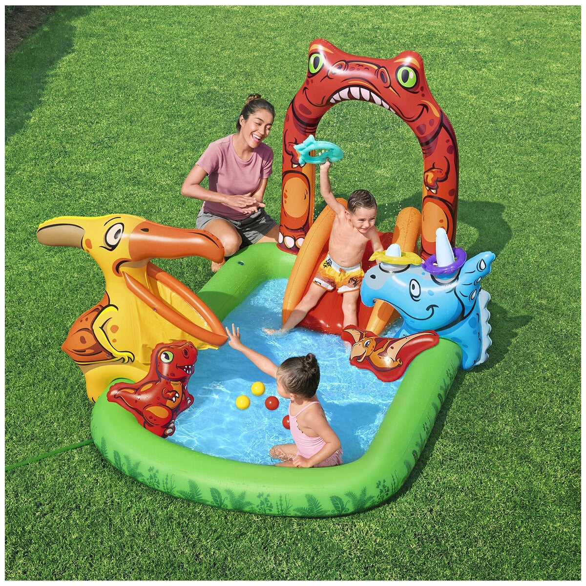 Bestway Jurassic Splash Play Centre Model 53160 PVC 190L