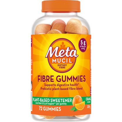 Metamucil Fibre Gummies For Digestive Health 72 pack