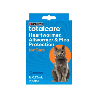 Purina Total Care Cat Treatment Heartwormer All Wormer Flea Control - 1 pack