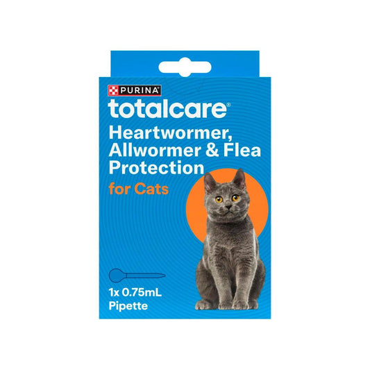 Purina Total Care Cat Treatment Heartwormer All Wormer Flea Control - 1 pack