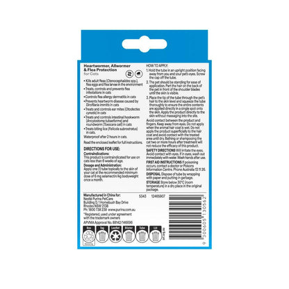 Purina Total Care Cat Treatment Heartwormer All Wormer Flea Control - 1 pack